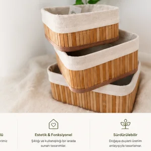 3Lü Bambu Organizer