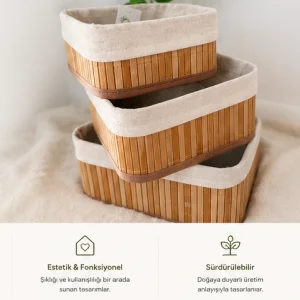 3Lü Bambu Organizer